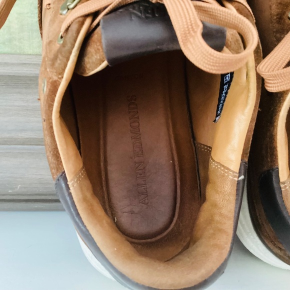 Allen Edmonds Men’s 11 D Canyon Weatherproof Runner Sap Brown Suede Vibram Sole - Picture 6 of 16